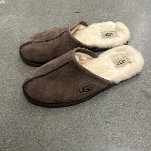 UGG slides slippers men’s 12 brown - Picture 4 of 6